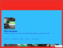Tablet Screenshot of ecu-solutions.com